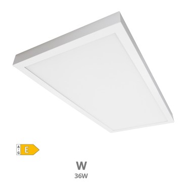 [203405007] Panel superficie LED rectangular Menia 36W 4200K Blanco1